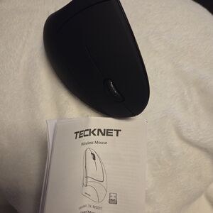 Tecknet Wireless Vertical Mouse - Black